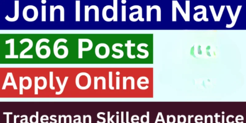 Indian Navy Tradesman Skilled Apprentice Recruitment
