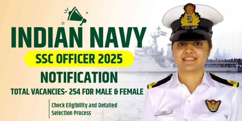 Indian Navy SSC Officer 2025 Notification