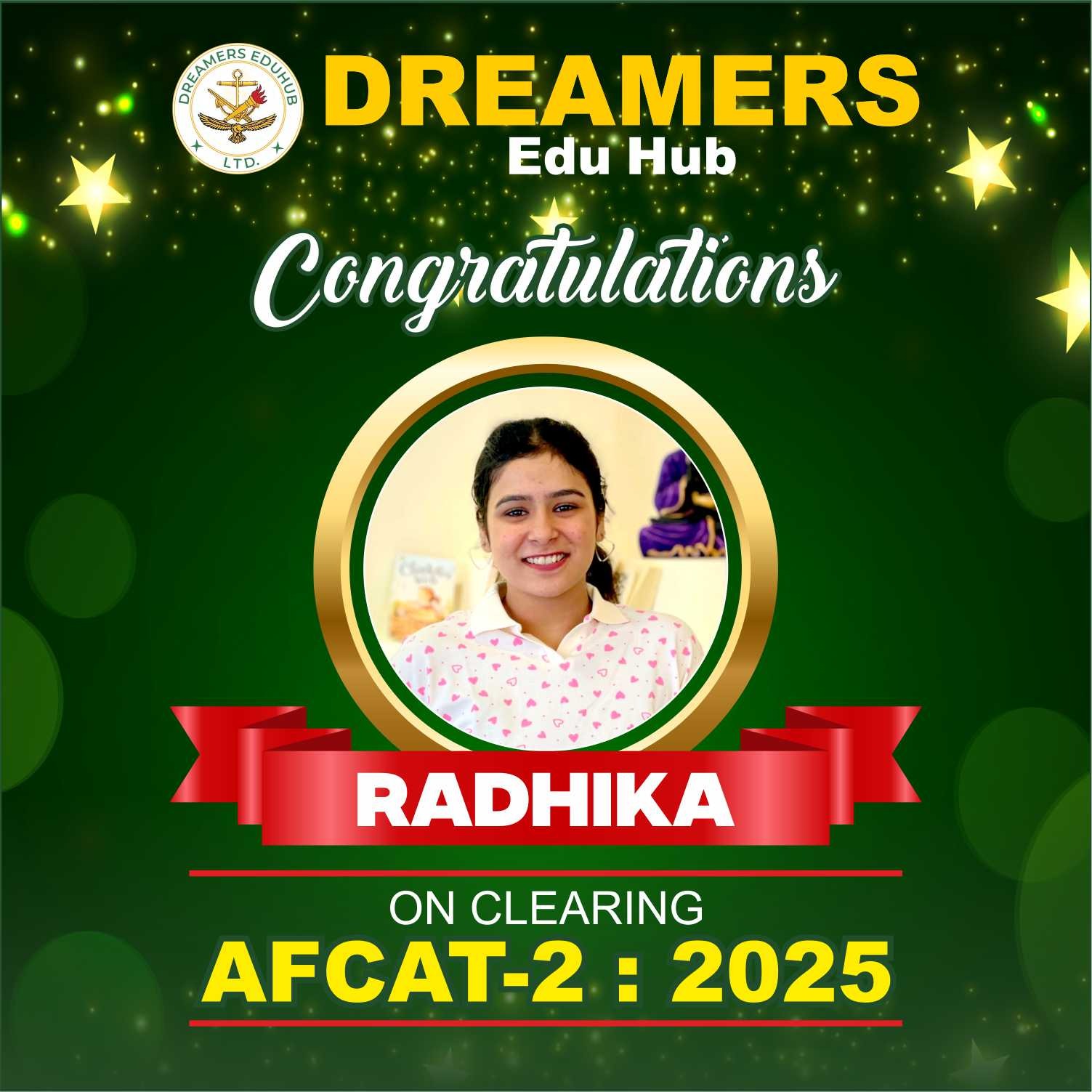 AFCAT 2 RADHIKA SELECTIONS 2025