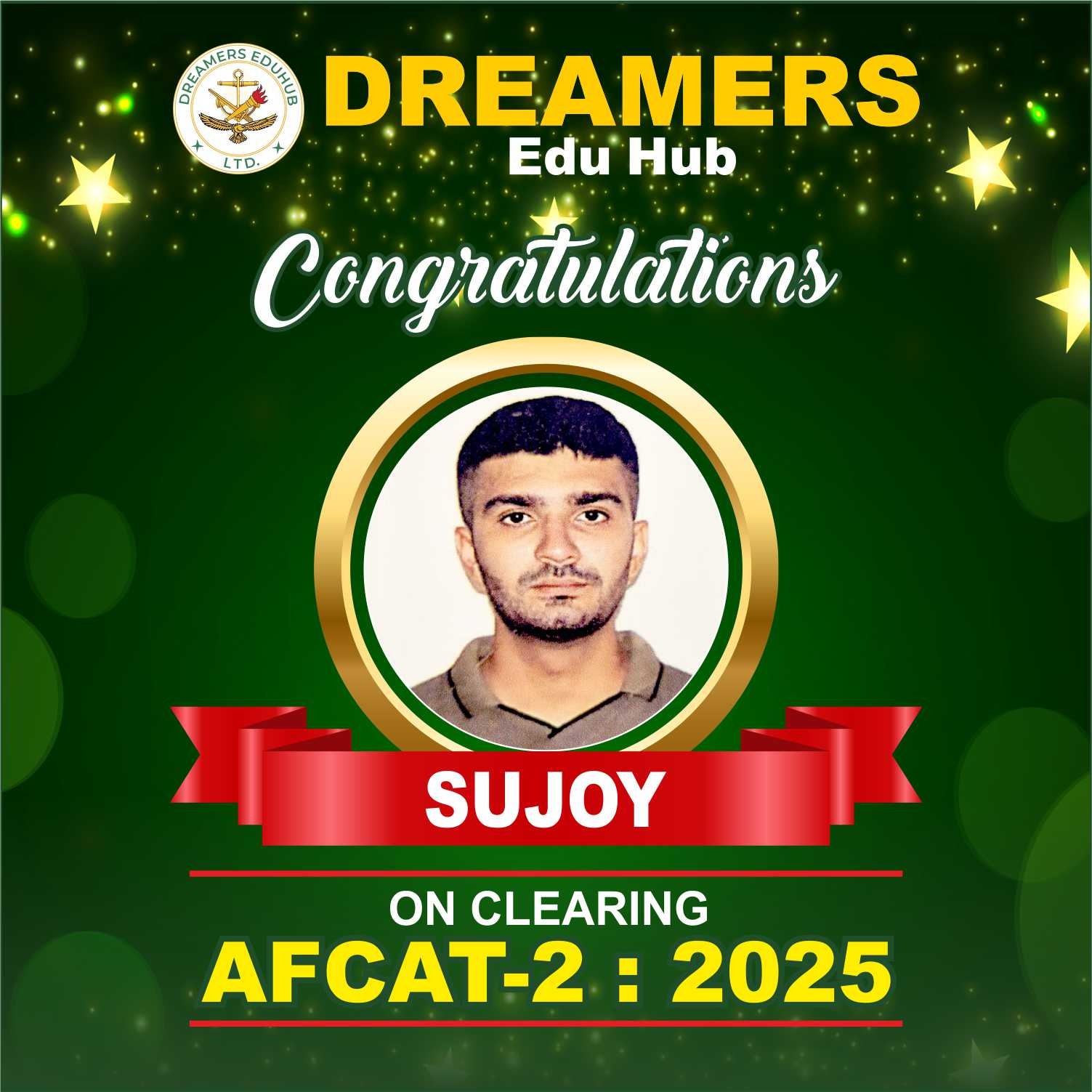 AFCAT 2 Sujoy SELECTIONS 2025