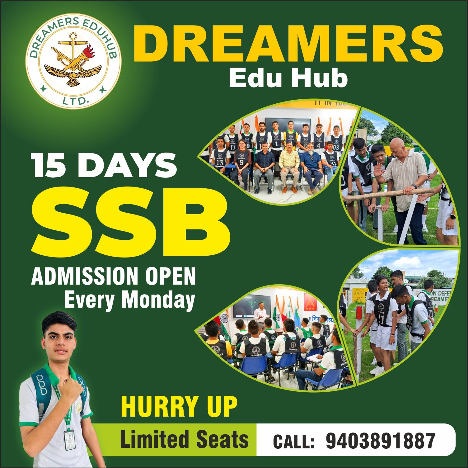 Admission Open doon defence dreamers