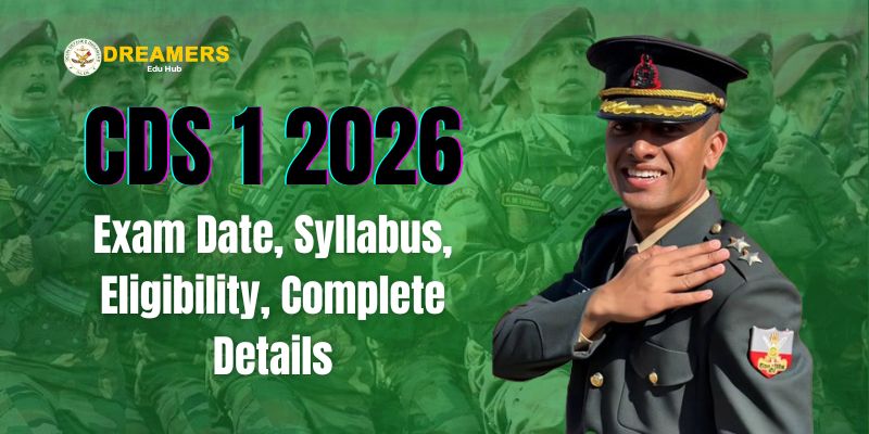 CDS 1 2026 Exam Notification