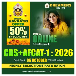 CDS AFCAT NAVRATRI OFFER 50% OFF