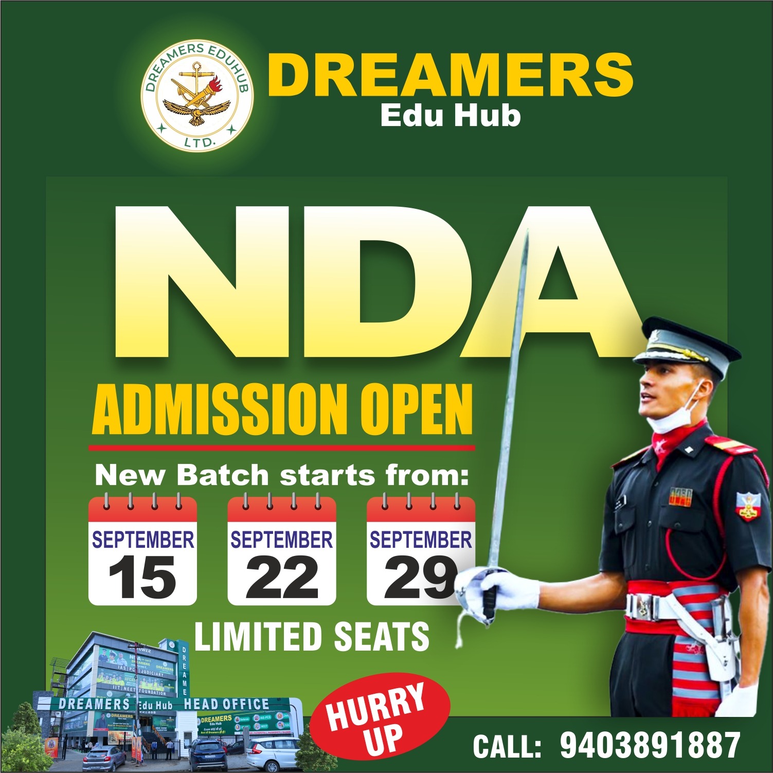 NDA Admission Open Doon Defence Dreamers