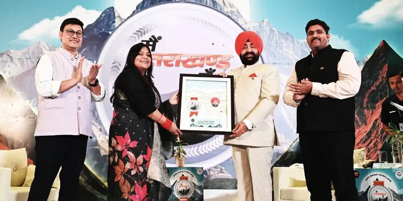 CEO of Doon Defence Dreamers with Governor of Uttarakhand, a leading NDA coaching institute in Dehradun.