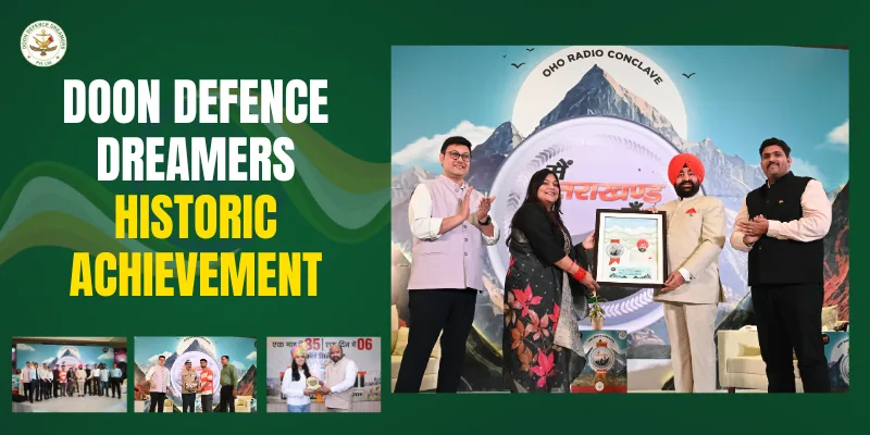 Doon Defence Dreamers Historic Achievement Celebration