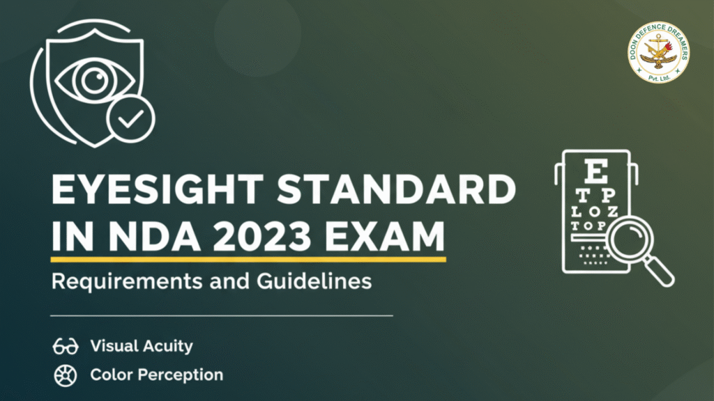 Eyesight Standard in NDA 2023
