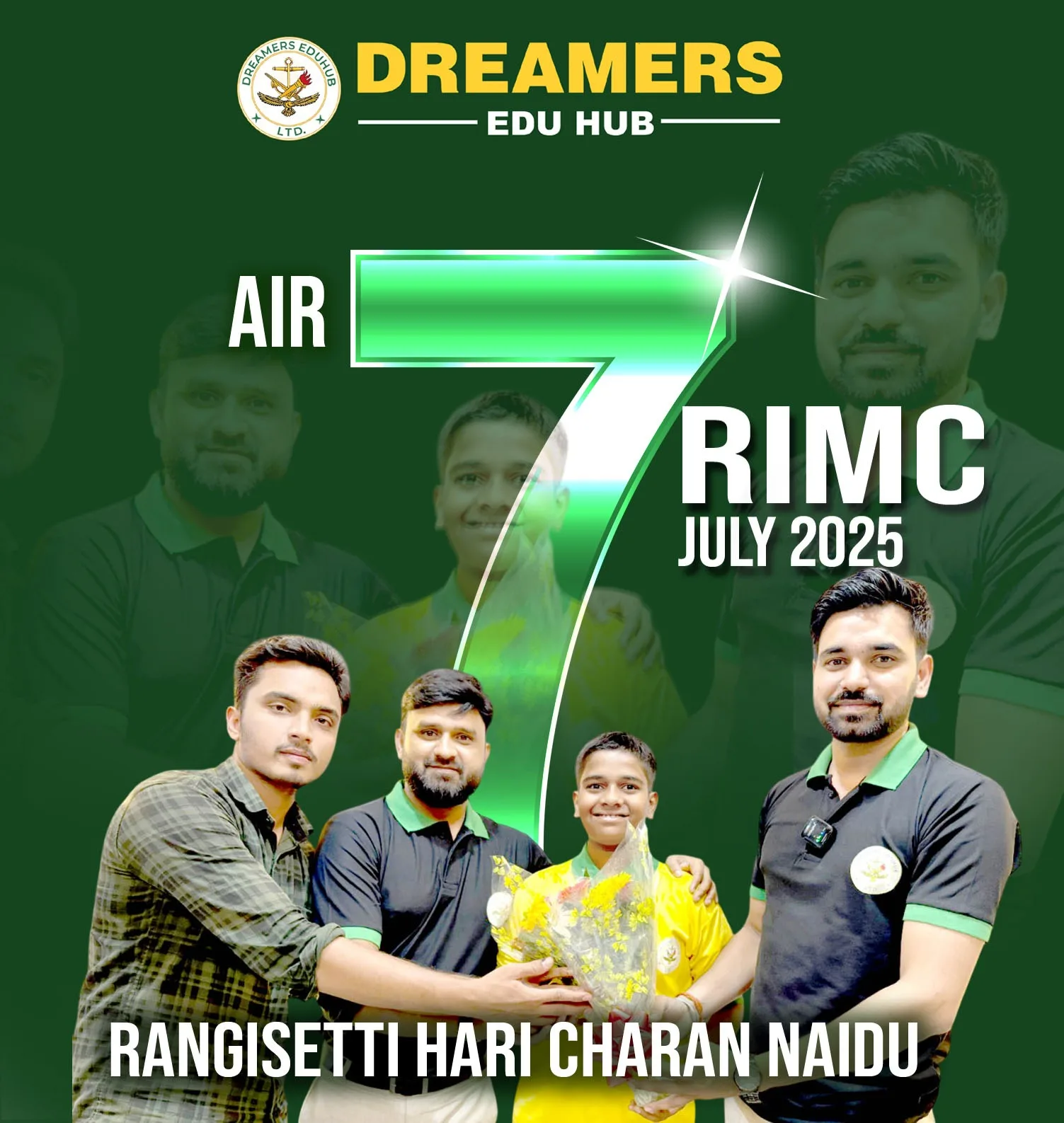 AIR 7 selection doon defence dreamers