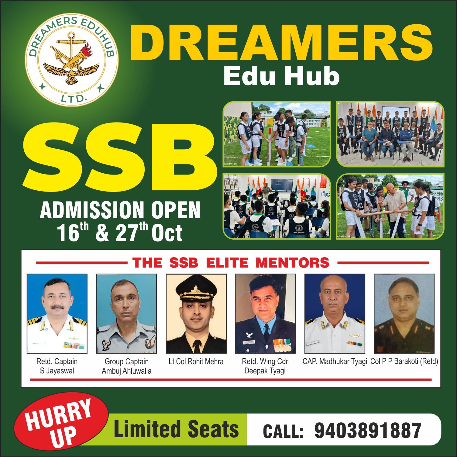 SSB Mentor doon defence dreamers