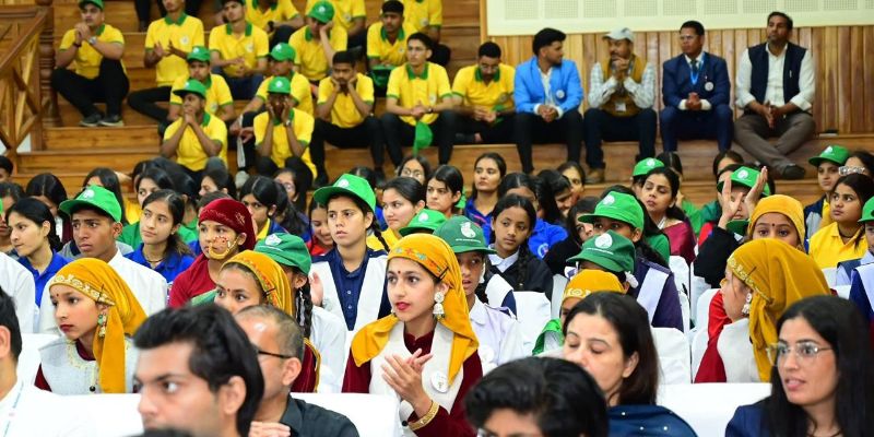 Doon Defence Dreamers Students in an event