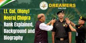 Lt. Col. (Hony) Neeraj Chopra Rank Explained, Background and Biography