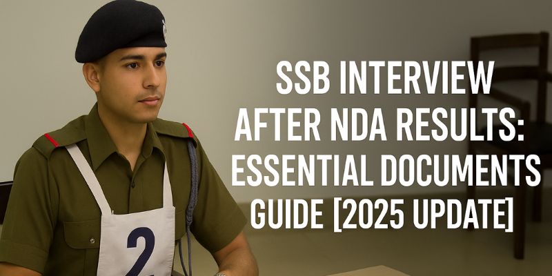 documents for SSB इंटरव्यू AFTER NDA RESULTS document