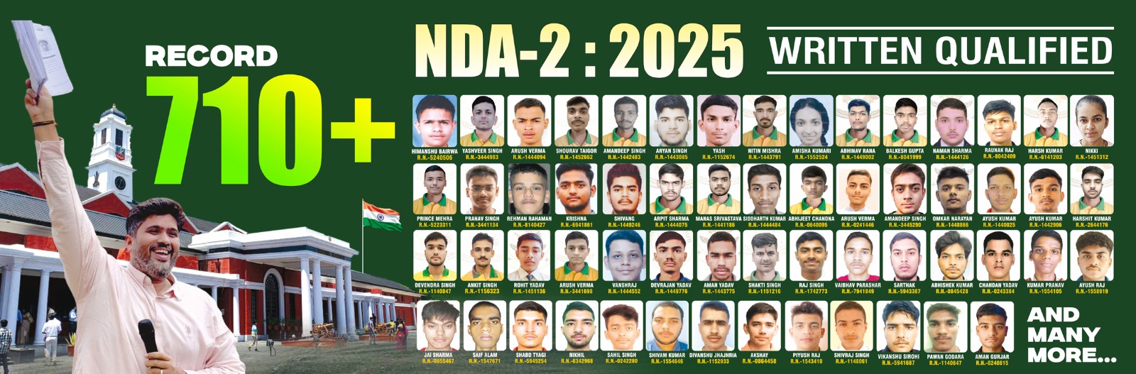 NDA 1 Cut Off List 2025, Doon Defence Dreamers