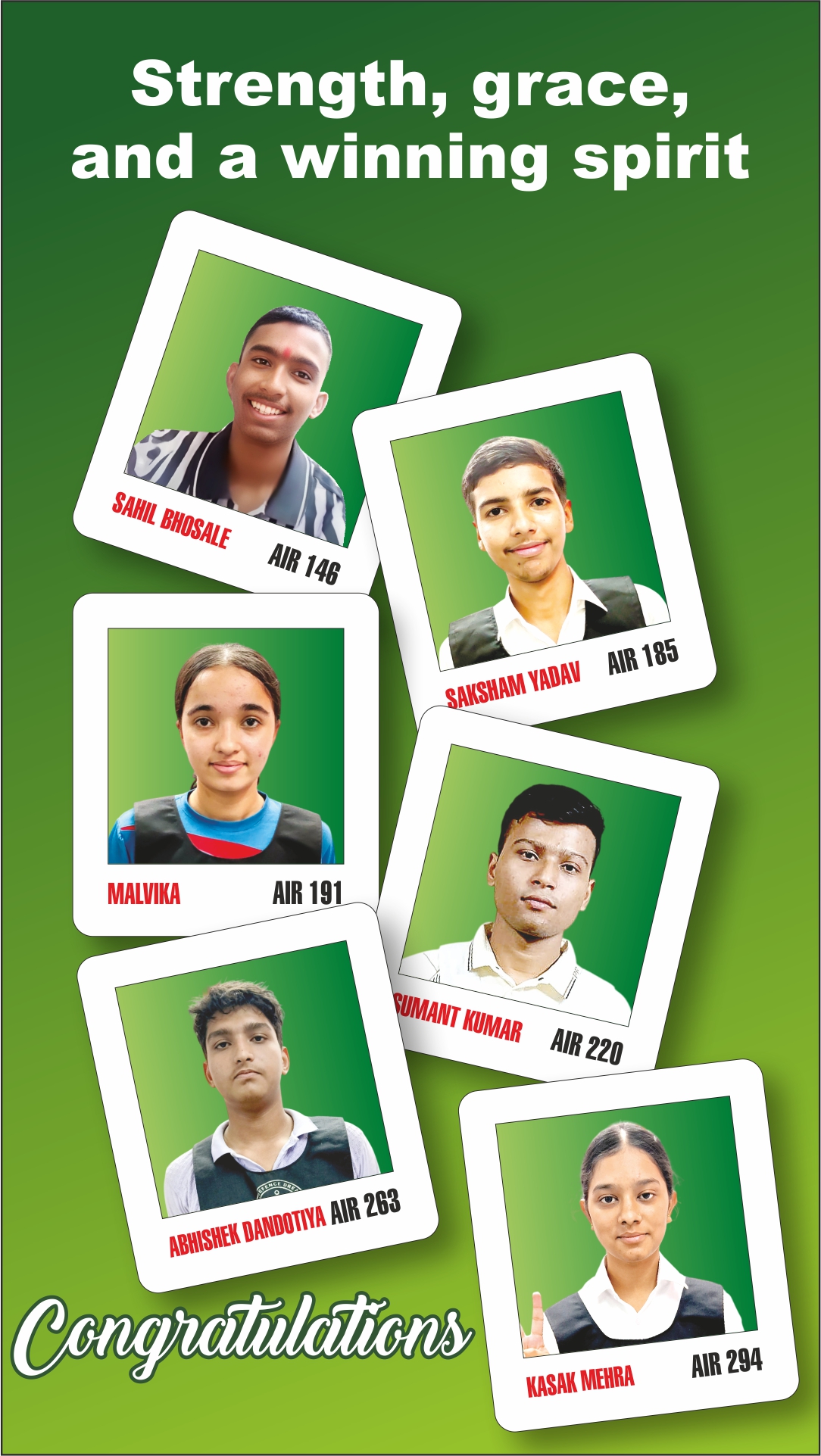 Top Rankers Doon defence dreamers