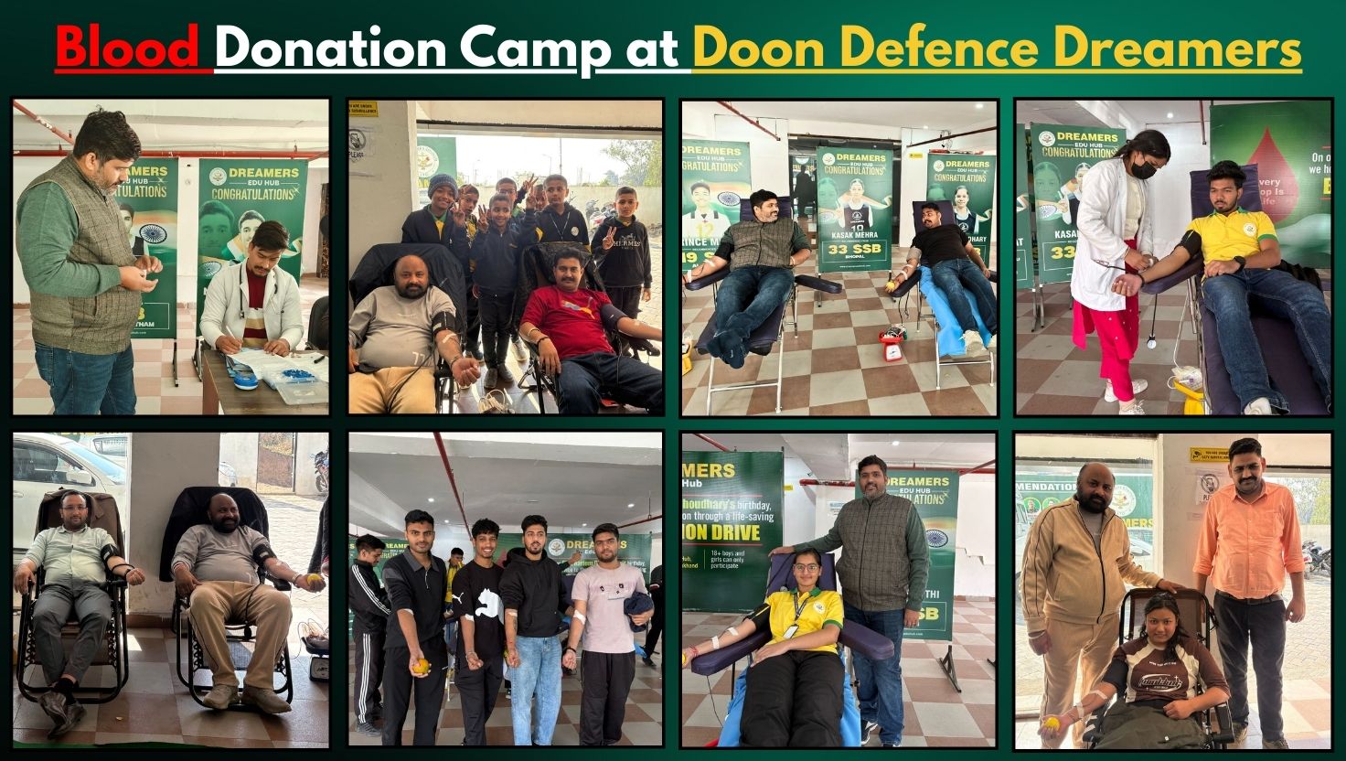 Blood Donation Camp at Doon Defence Dreamers