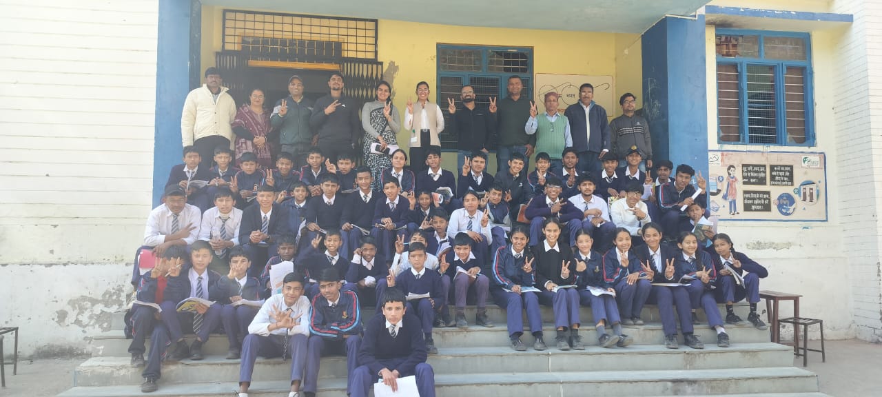 DAWAT 2025: Aptitude Test Conducted at Pabbo Schools DAWAT at Atal Utkarisht Intermediate College, Pabbo