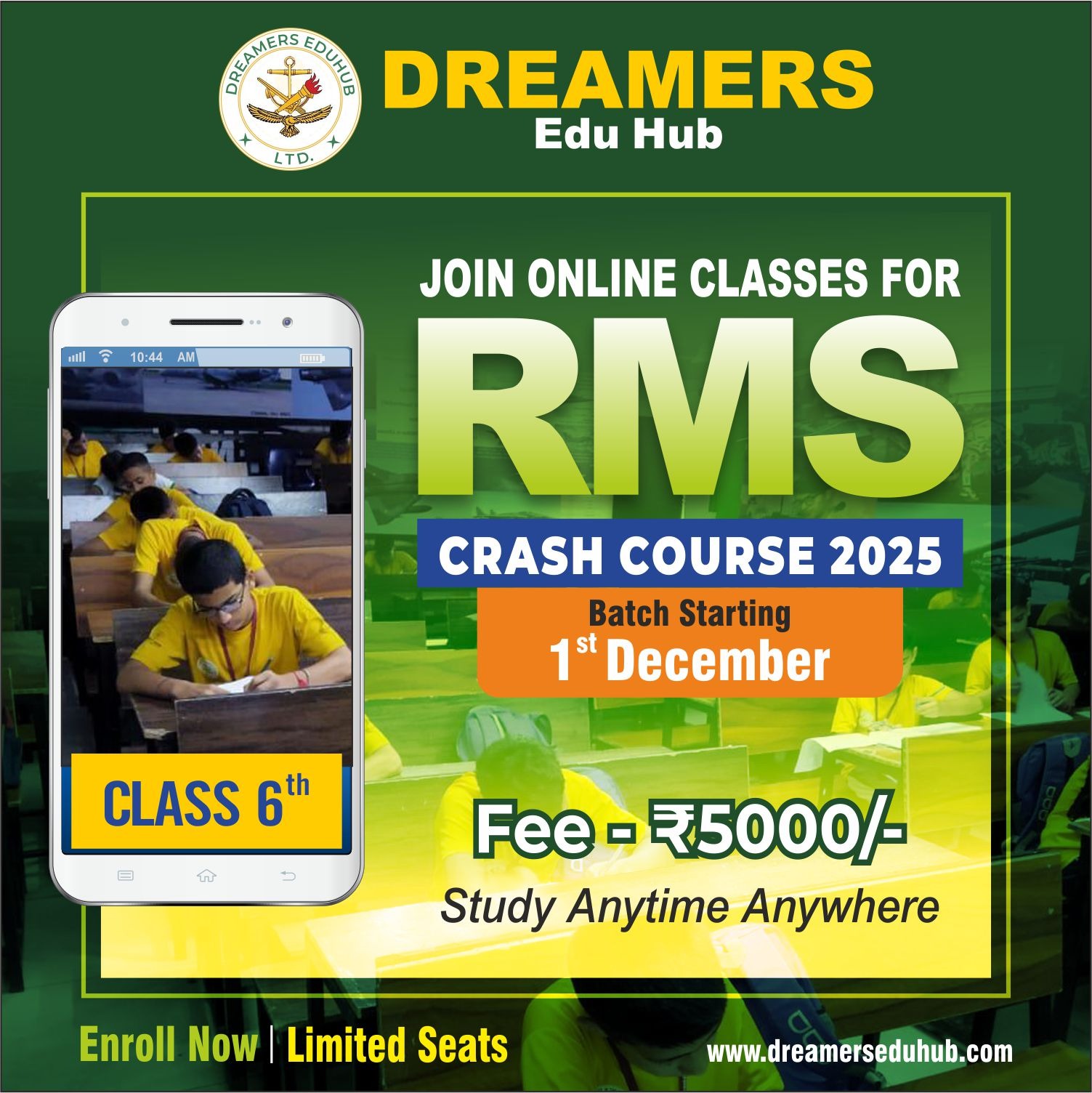 RMS Crash Course Class 6th