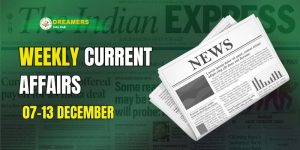 Weekly Current Affairs (अफेयर्स)