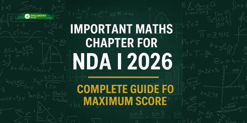 Important Maths Chapter for NDA 1 2026 | NDA Maths Strategy