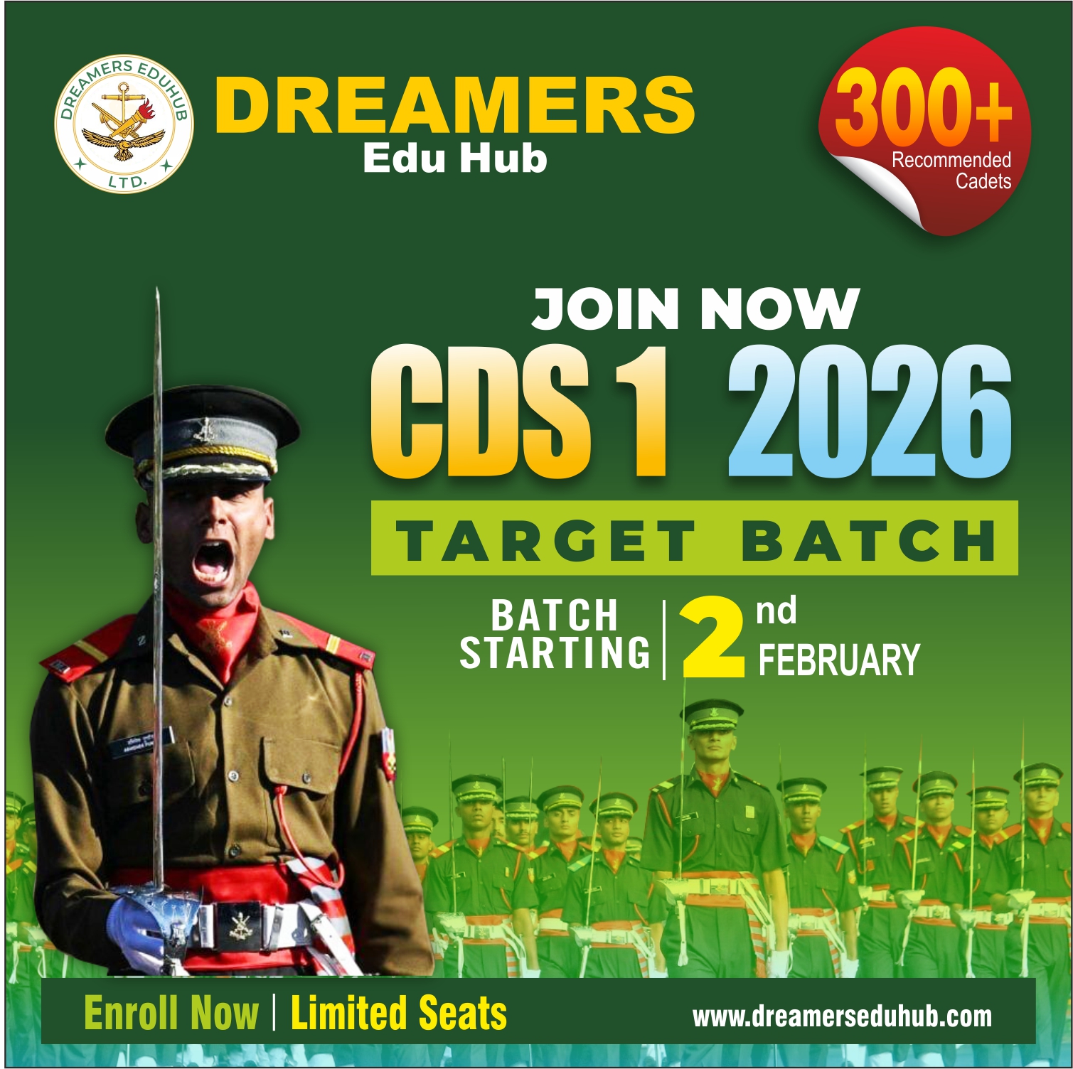 Home CDS 1 2026 Target Batch