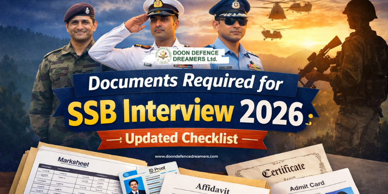 Documents Required for SSB Interview