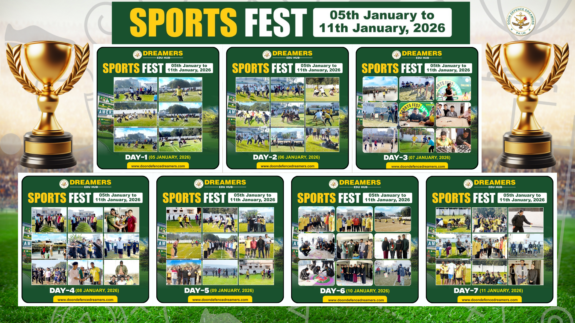 Dreamers edu hub sports day