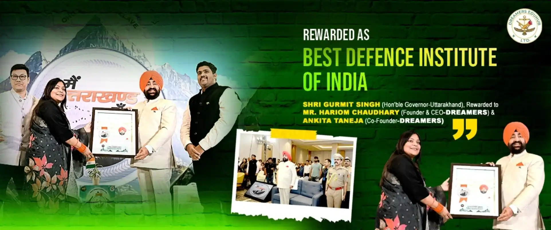 DDD Rewarded as Best Defence Institute