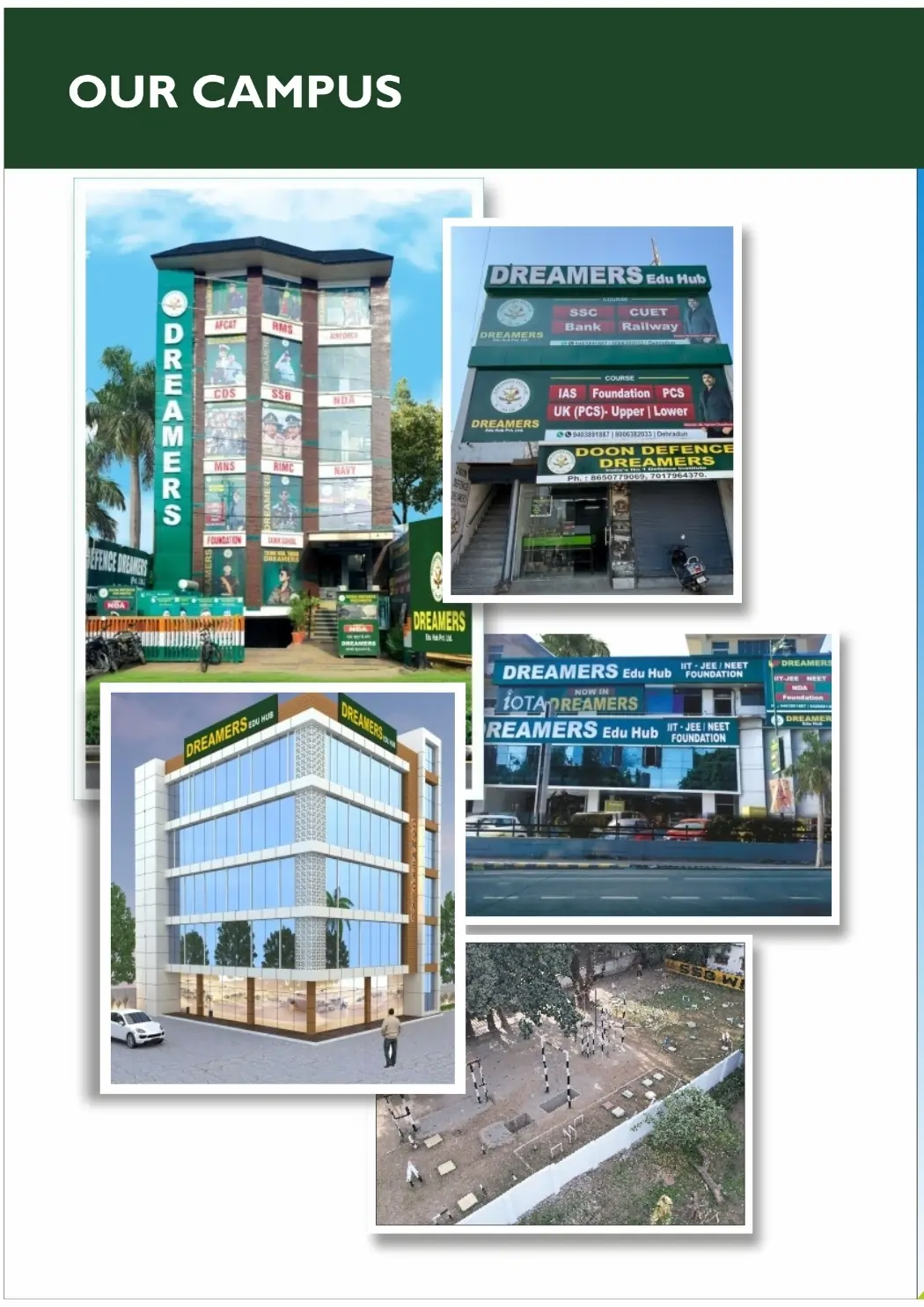 Best NDA Coaching Institute in Dehradun — Syllabus, Fees, Batches building of doon defence Dreamers dehradun Dreamers Brochure 4