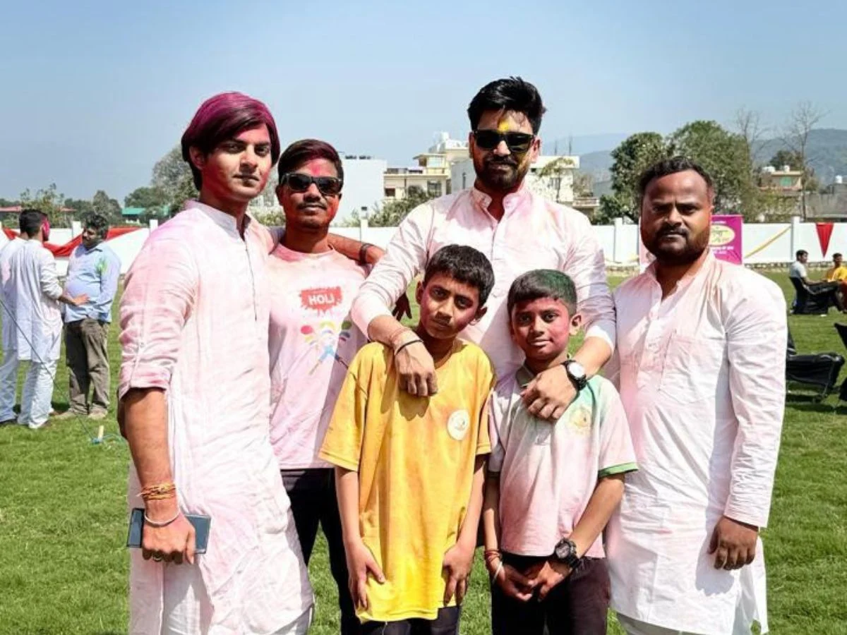 Holi celebration Doon Defence Dreamers