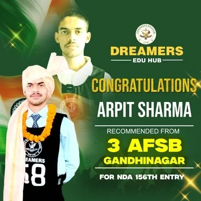 Home Arpit Sharma - NDA 2 2025 Selected Student at Doon Defence Dreamers