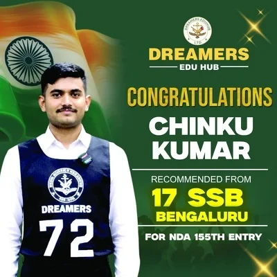 Home chinku - NDA 2 2025 Selected Student at Doon Defence Dreamers