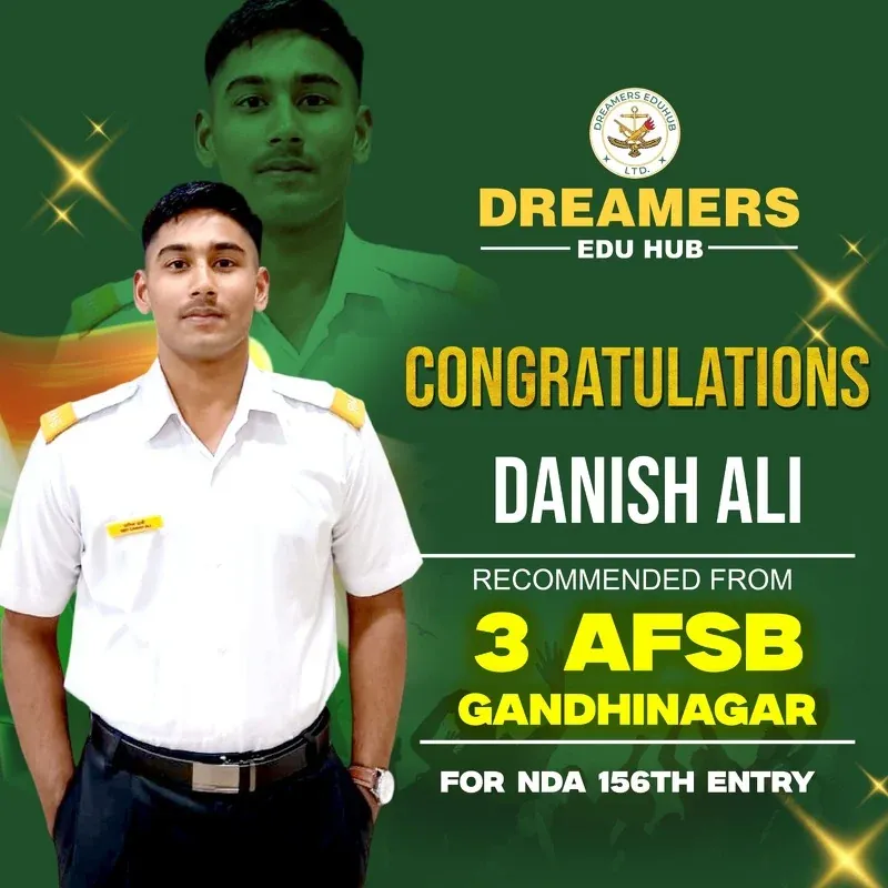 Home danish - NDA 2 2025 Selected Student at Doon Defence Dreamers