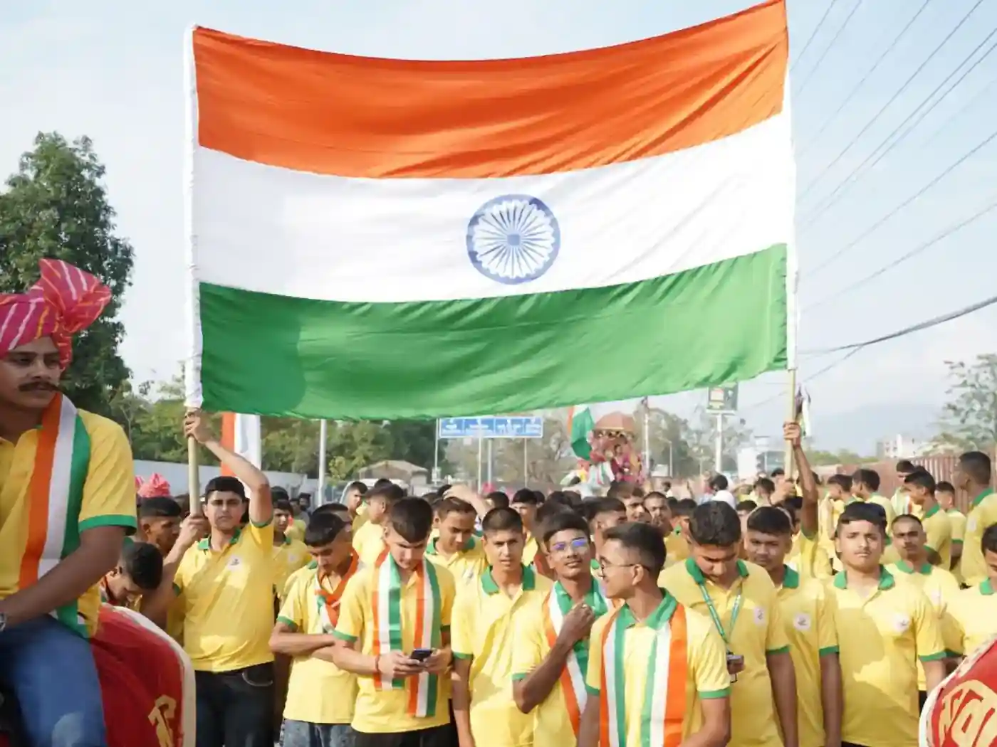 victory parade of doon defence dreamers