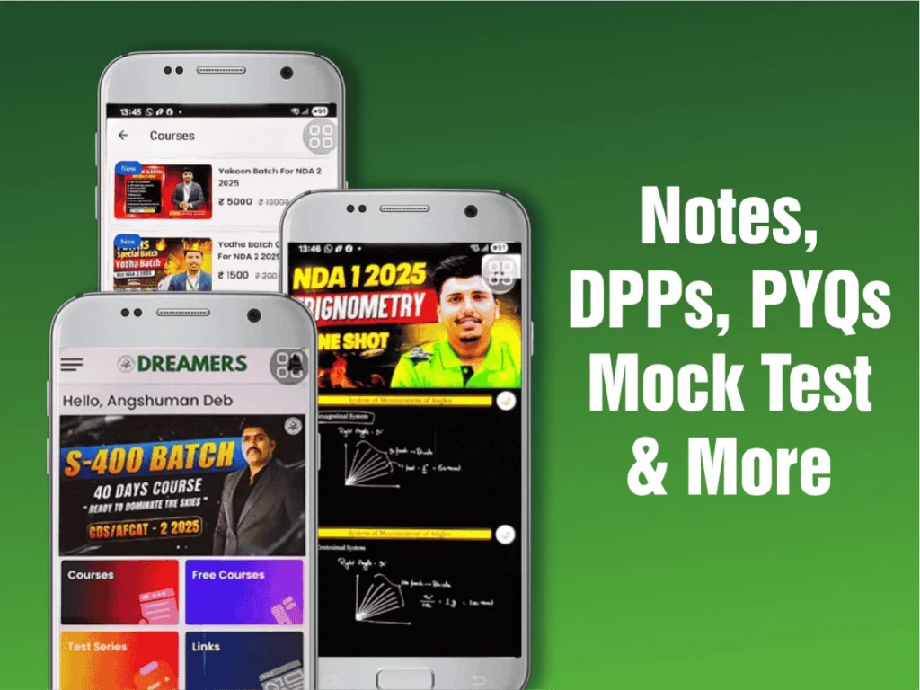 doon defence dreamers mock test online app