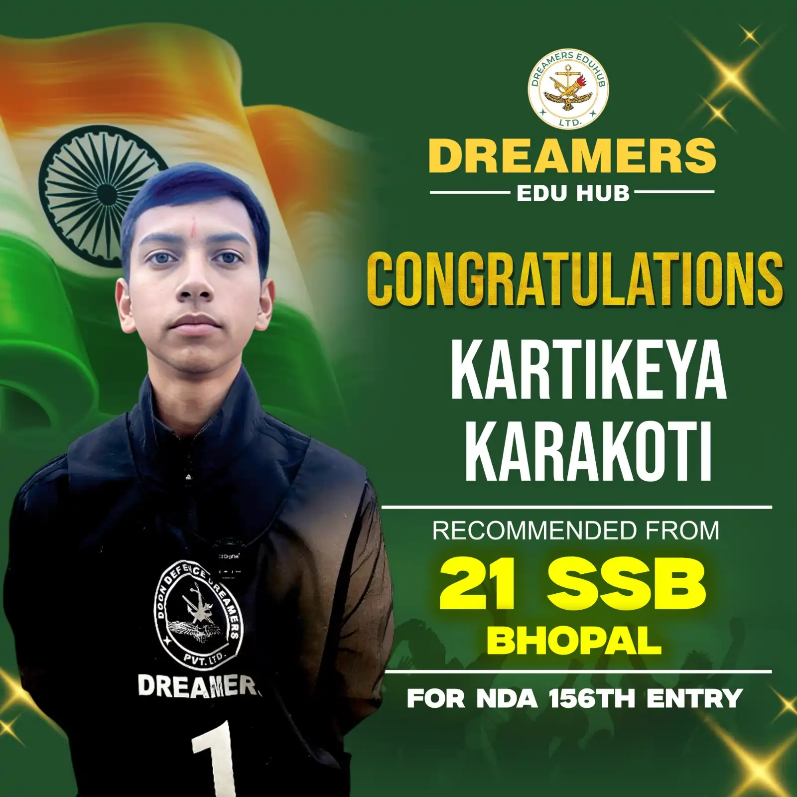 Kartikeya karakoti 21 ssb bhopal