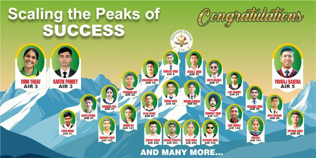 Doon Defence Dreamers Mountain Banner of Selected Students in NDA 2025