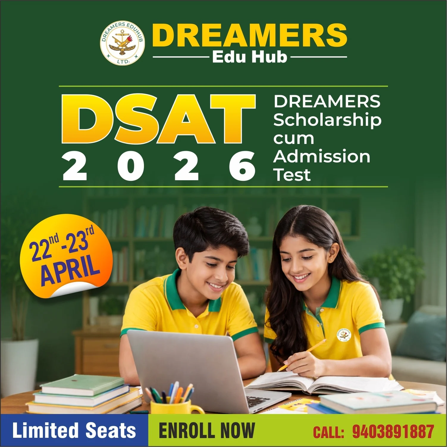 Dreamers Scholarship Test DSAT 2026