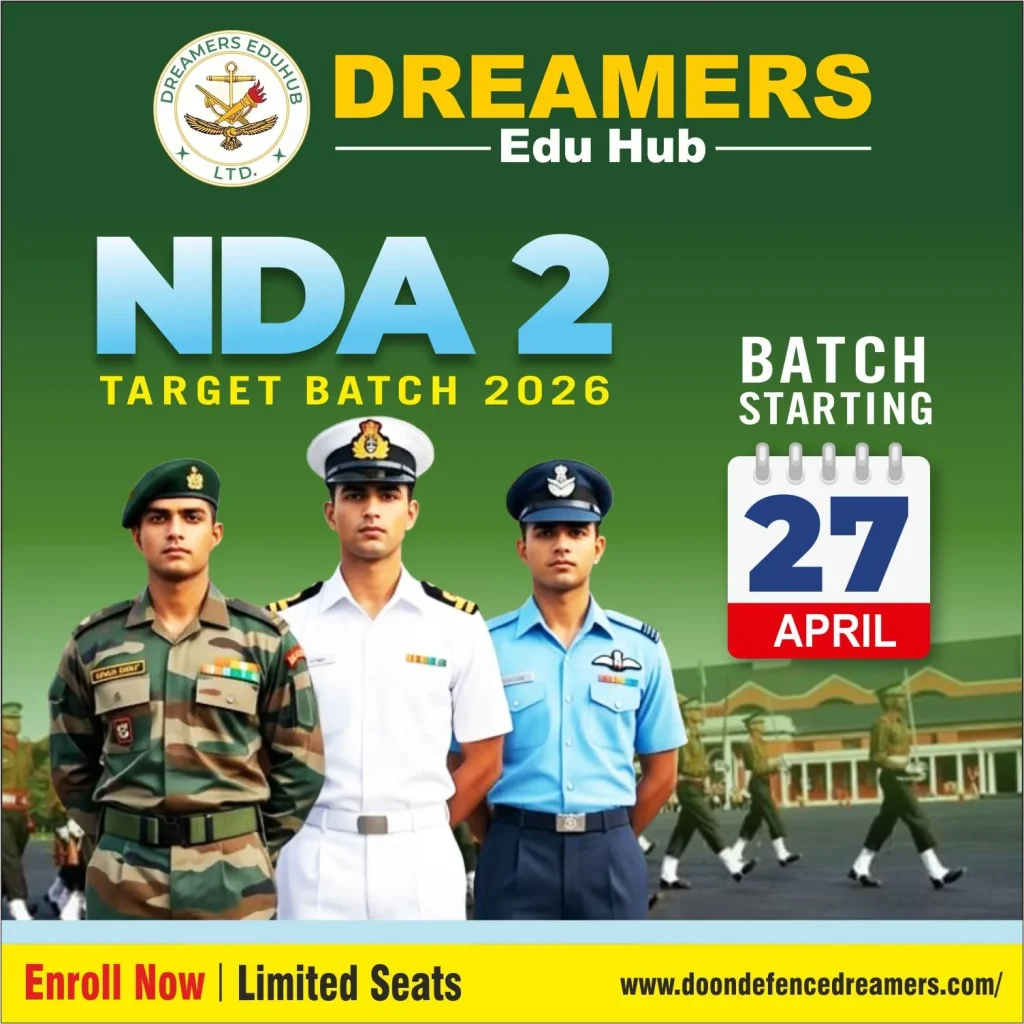 NDA 2 2026 Batch at Doon Defence Dreamers