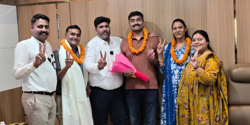 Shivam Faujdar with Hariom Chaudhary CEO of Doon Defence Dreamers