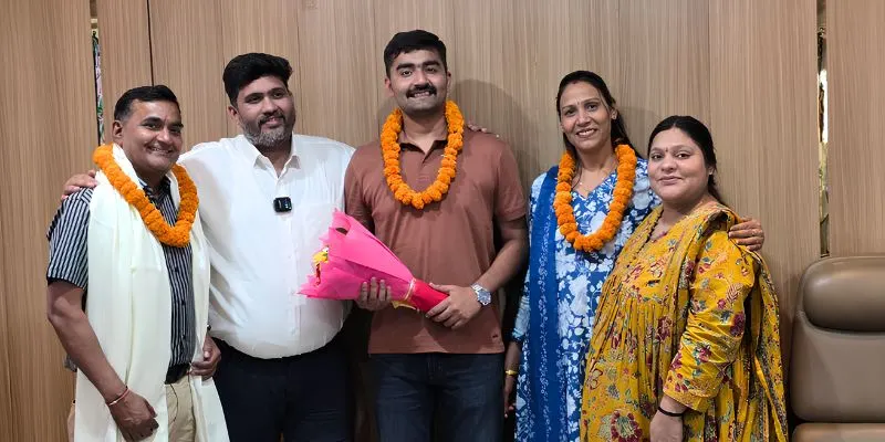 Shivam Faujdar with Hariom Chaudhary CEO of Doon Defence Dreamers