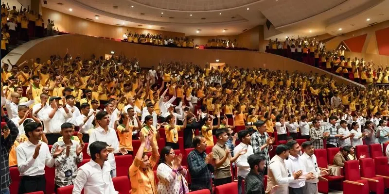 Students at Rashtriya Nirman Utsav organized by Doon Defence Dreamers