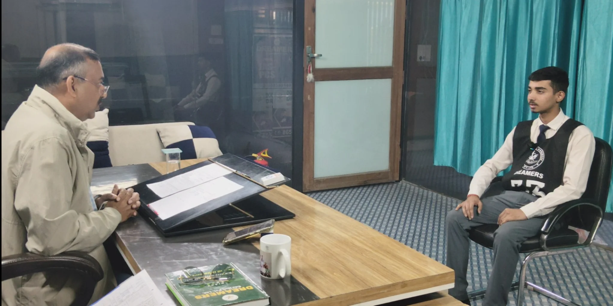 Bhupesh Sharma during SSB interview preparation at Dreamers Edu Hub NDA coaching