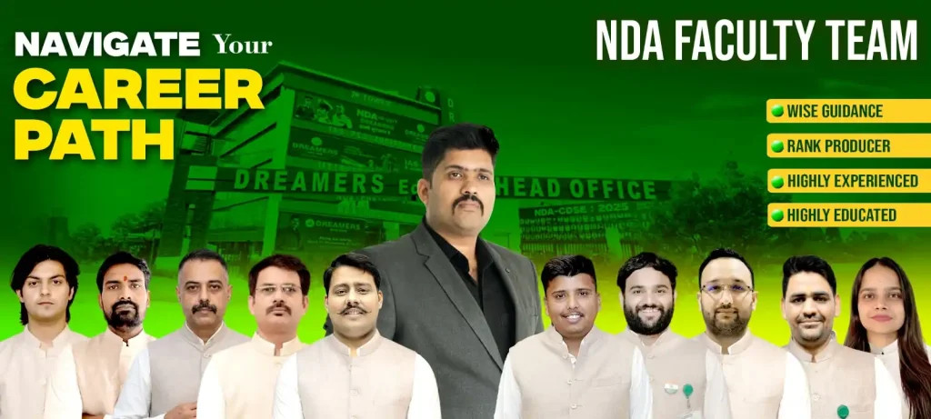 NDA Faculty Team of Doon Defence Dreamers