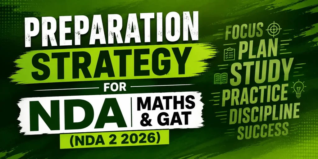 Preparation Strategy for NDA Maths & GAT (NDA 2 2026) - Doon Defence Dreamers