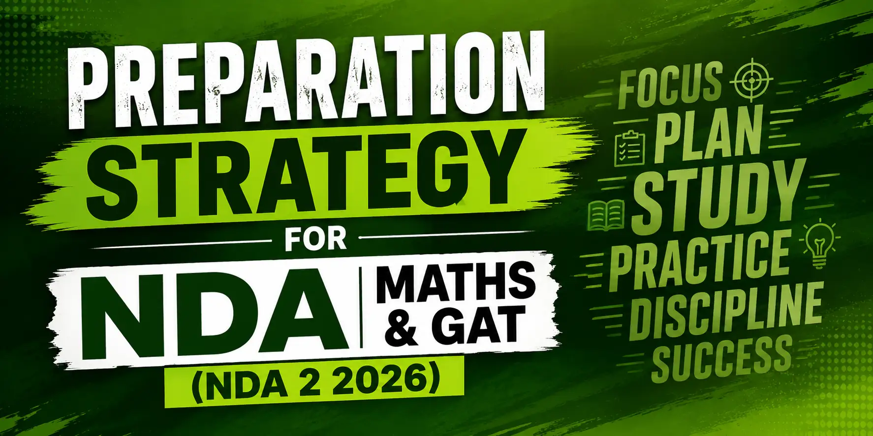 Preparation Strategy for NDA Maths & GAT (NDA 2 2026) - Doon Defence Dreamers