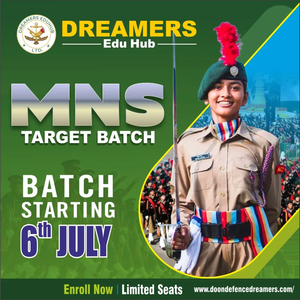 MNS Target Batch at Doon Defence Dreamers