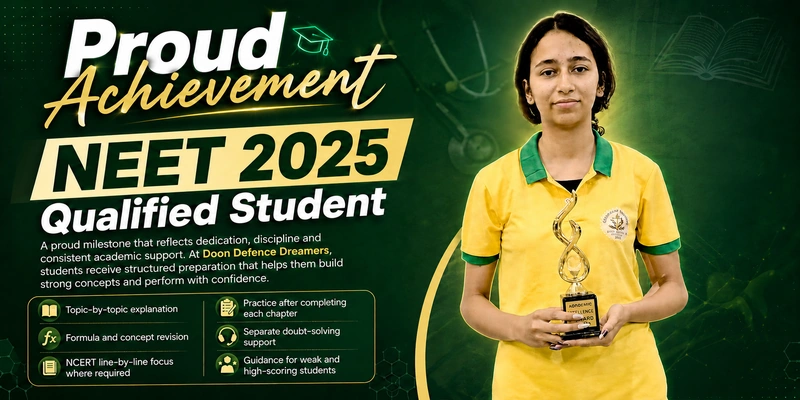Dreamers NEET 2025 Qualified Student