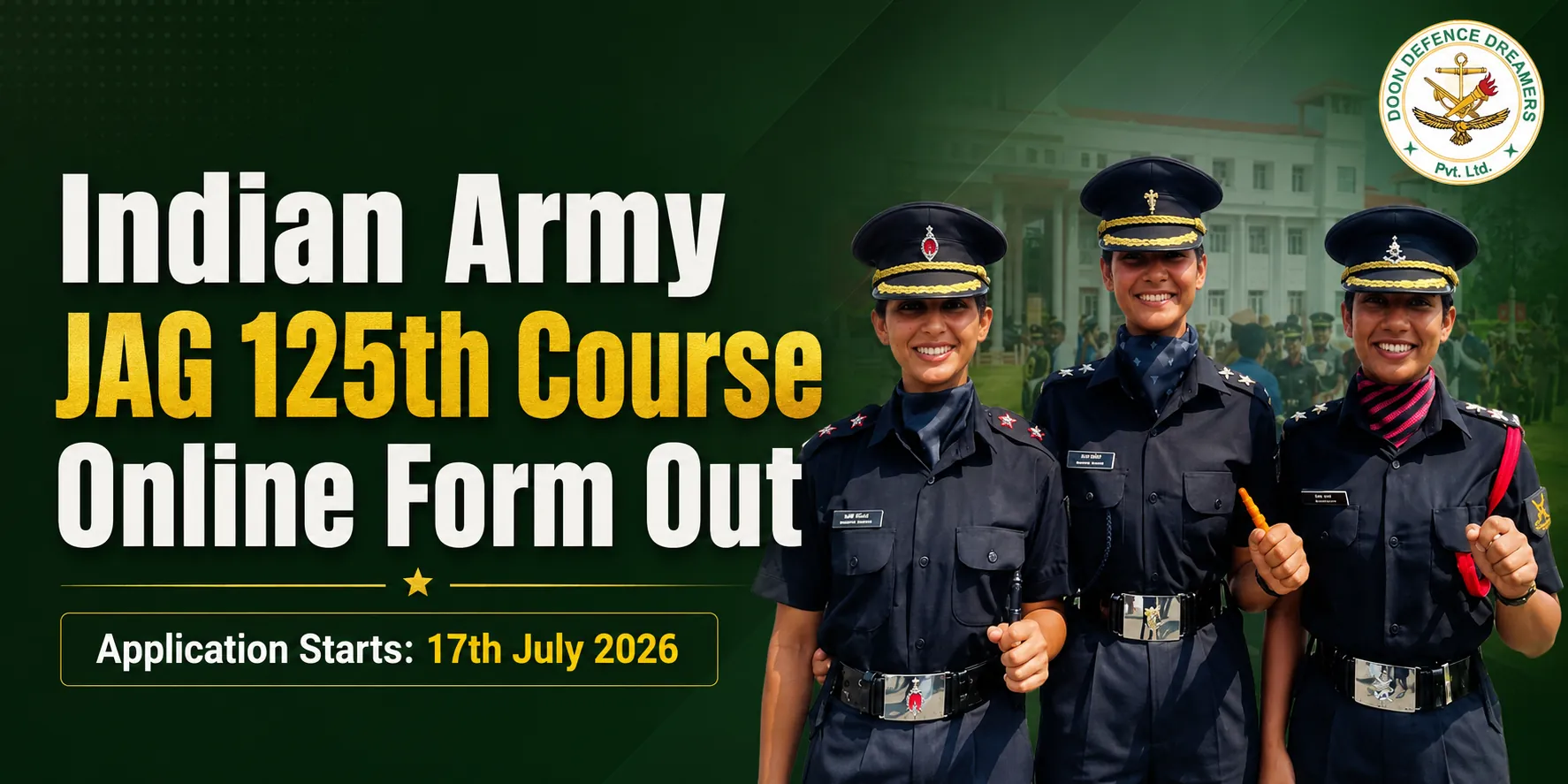 Indian Army JAG Online Form