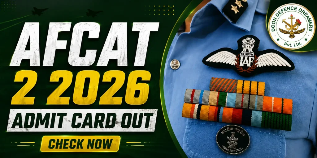 AFCAT 2 2026 Admit Card Out