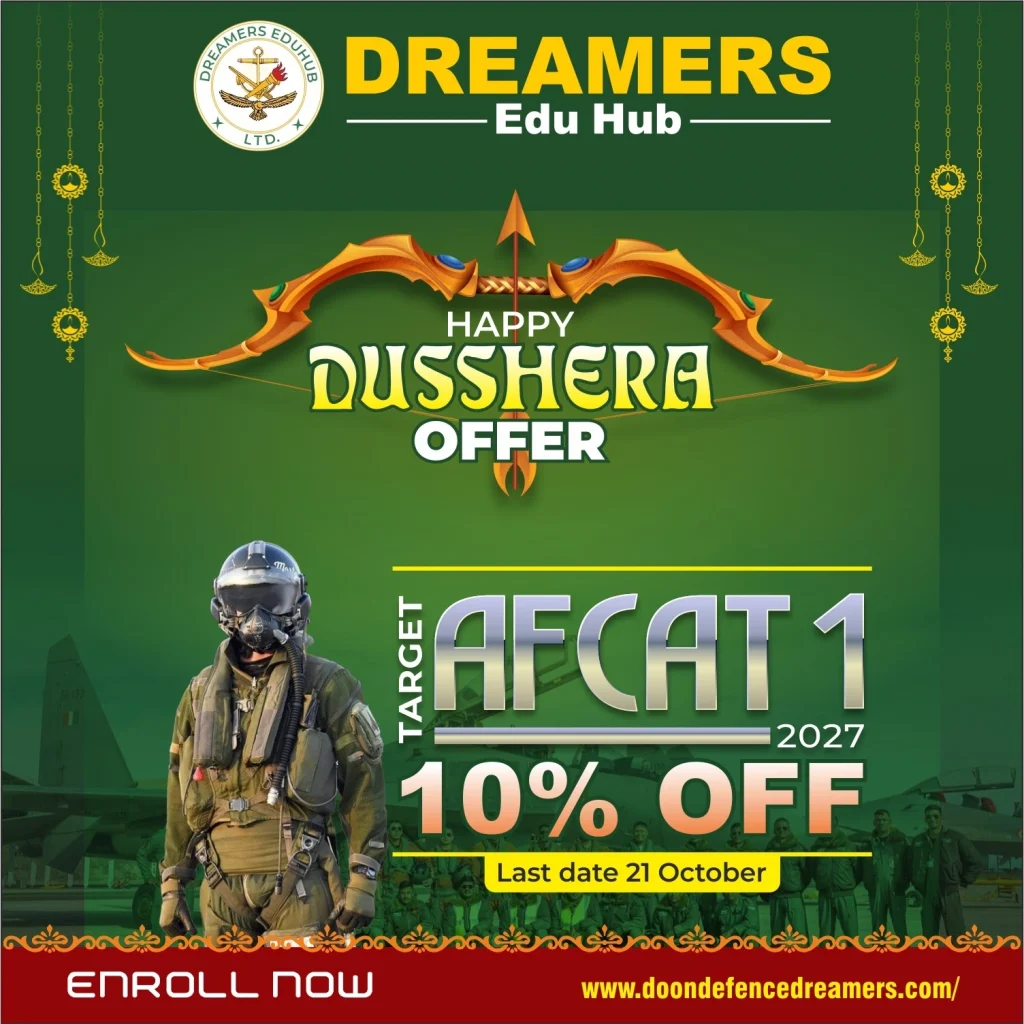 AFCAT 1 2027 Target Batch Dusshera Offer 10% Off